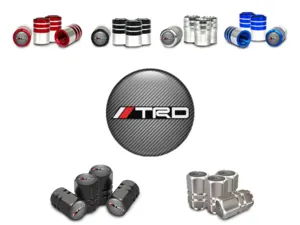Toyota TRD Rad Ventilkappen für PKWs Modern Stil